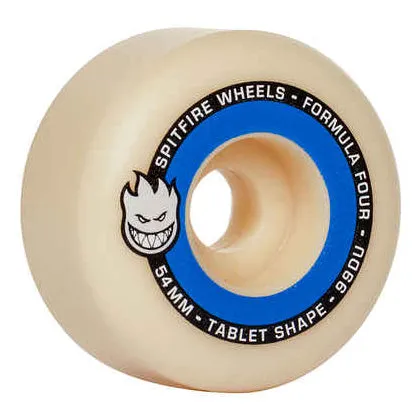 Spitfire Wheels Formula Four F4 Tablet 99d 54mm