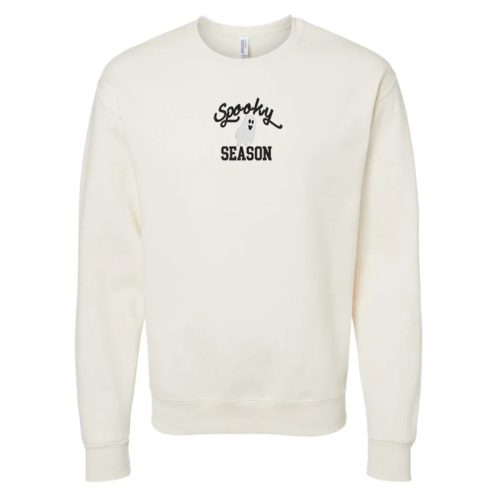 'Spooky Season' Embroidered Crewneck Sweatshirt