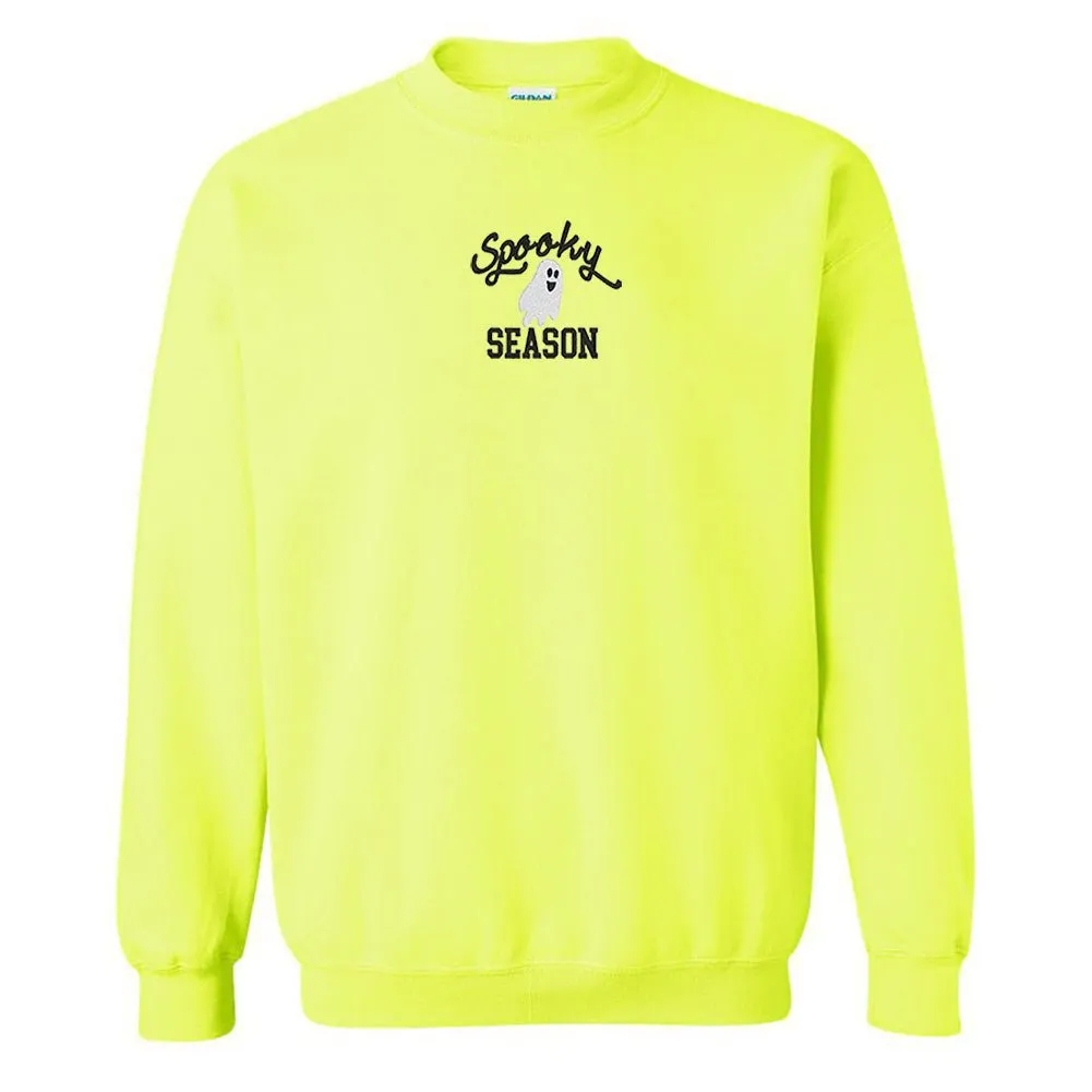 'Spooky Season' Embroidered Crewneck Sweatshirt