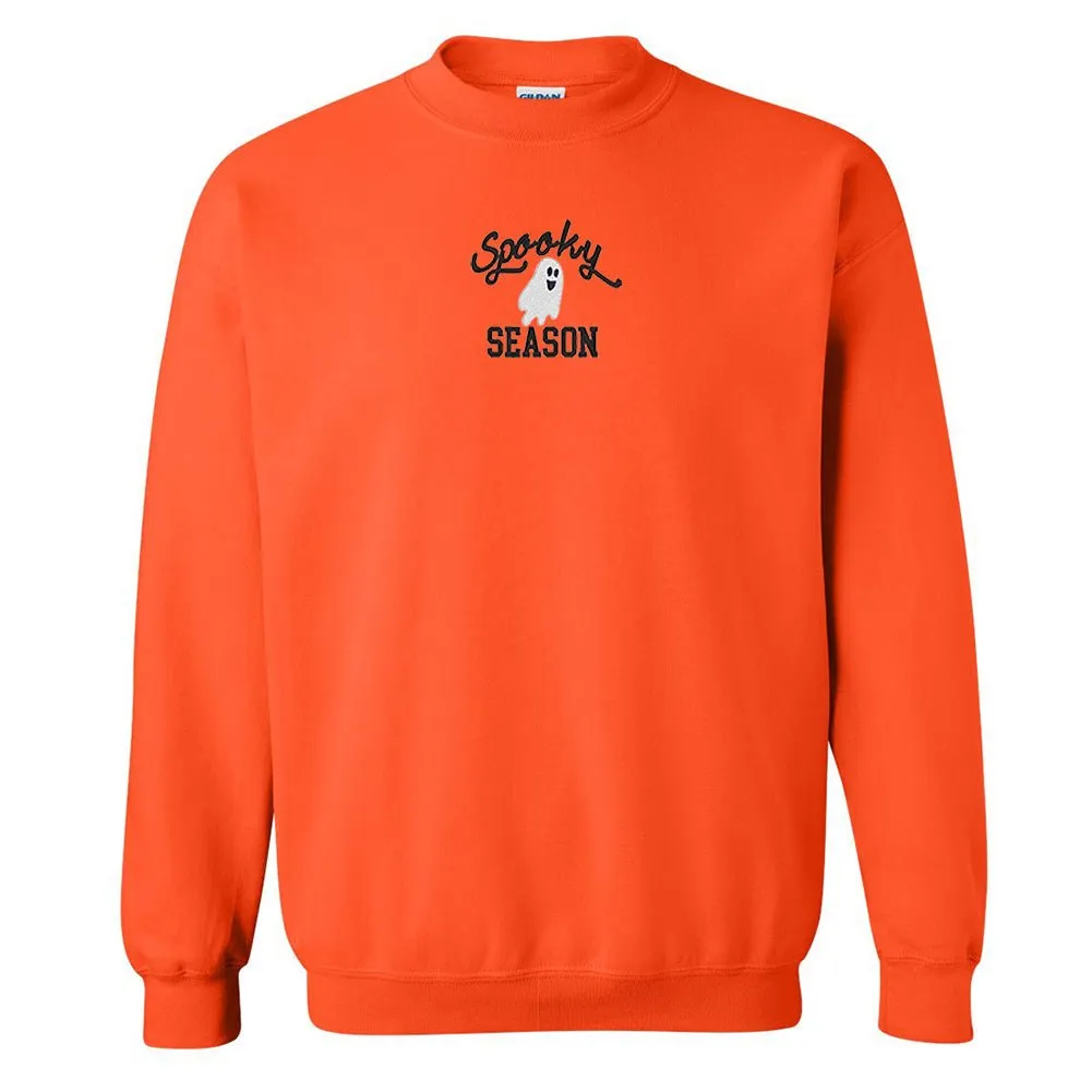 'Spooky Season' Embroidered Crewneck Sweatshirt