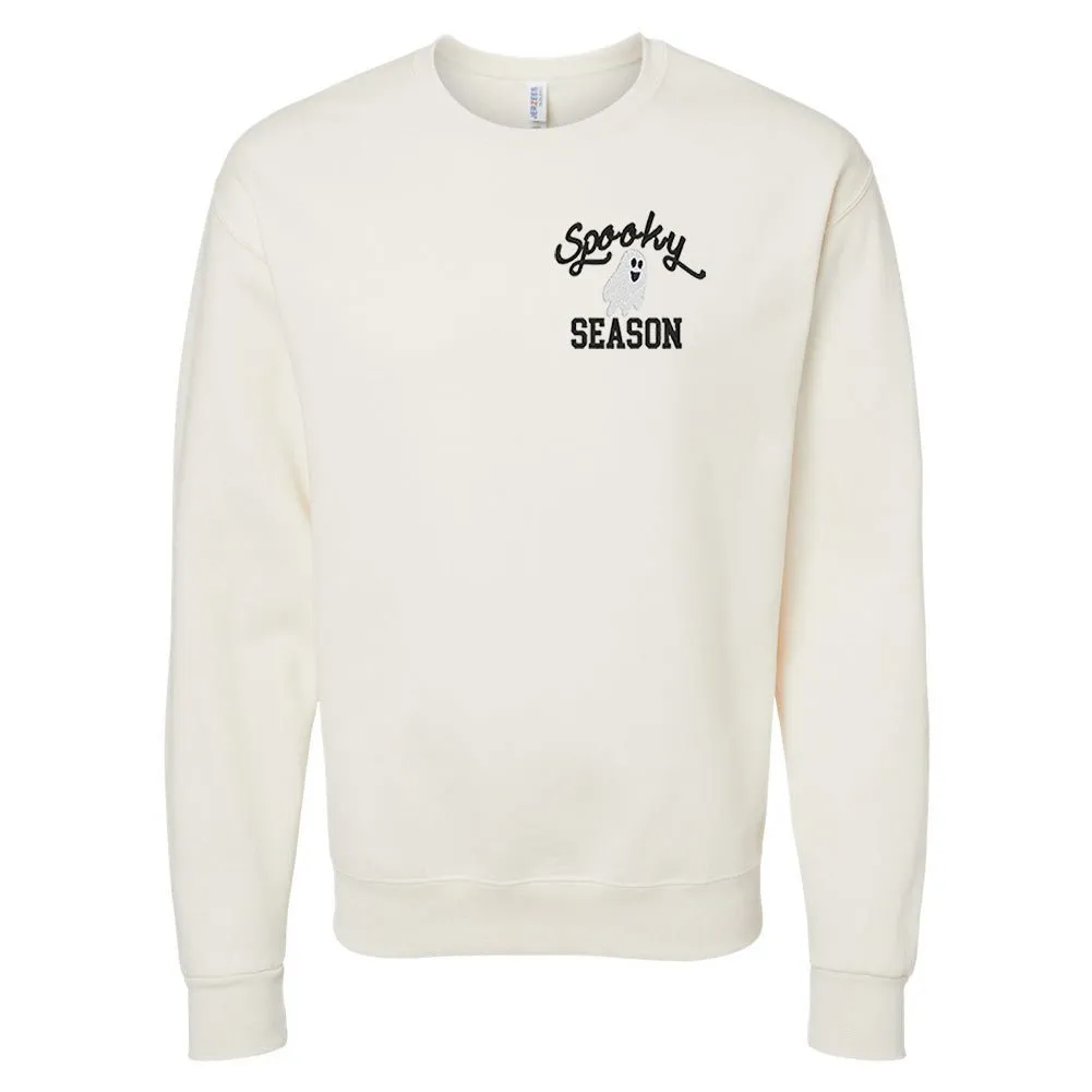 'Spooky Season' Embroidered Crewneck Sweatshirt