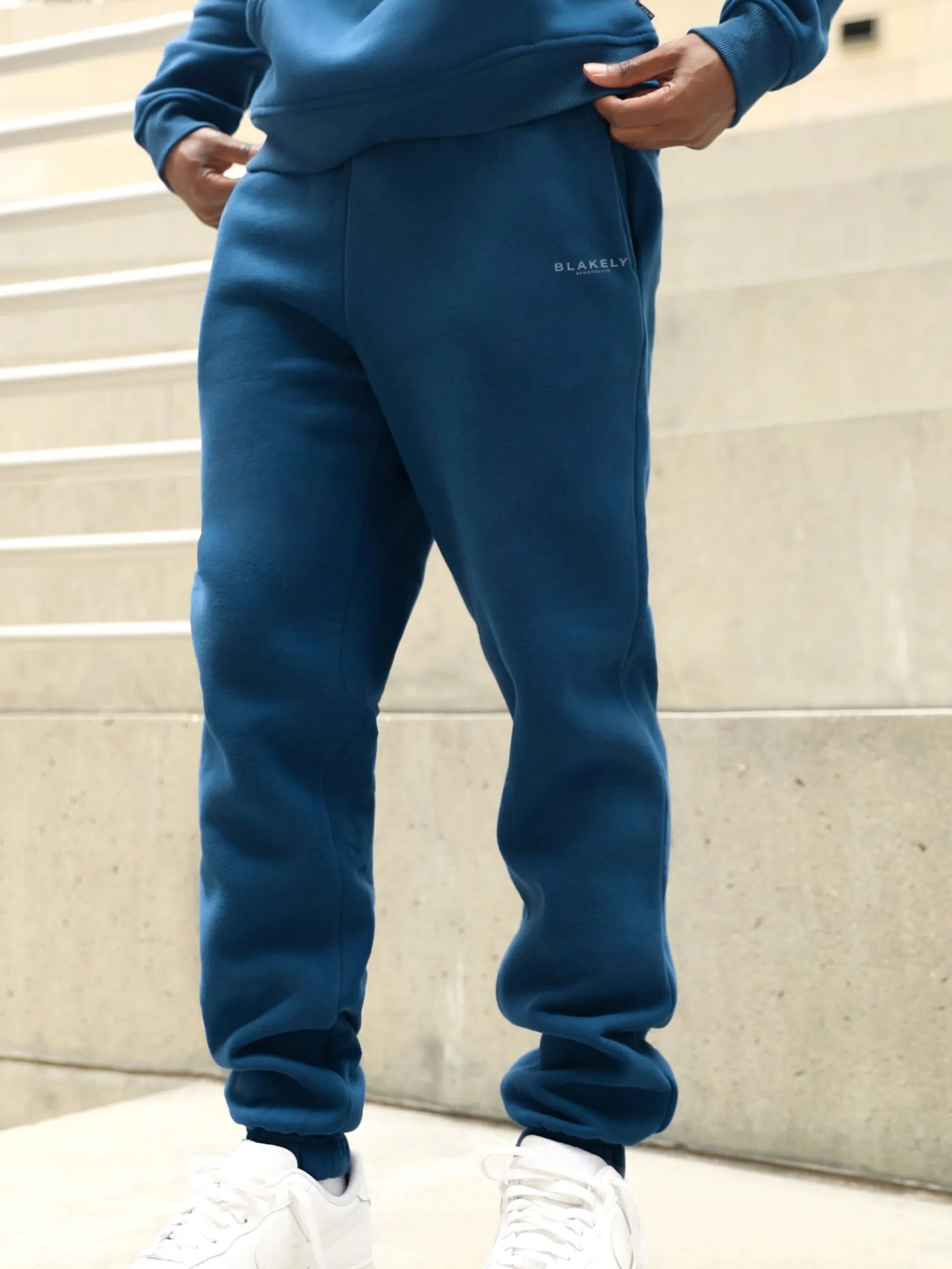 Sports Club Relaxed Sweatpants - Vintage Blue