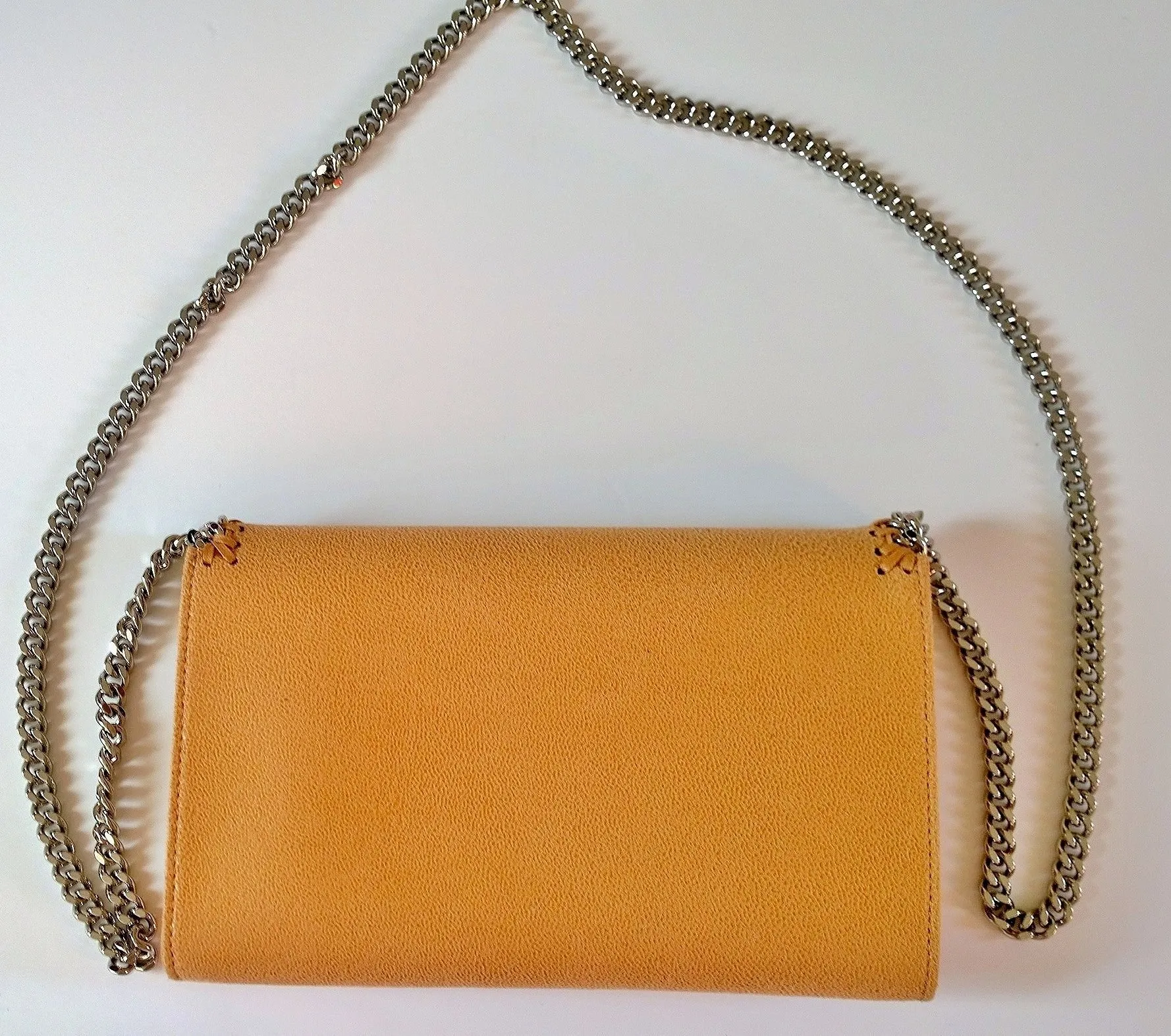 Stella McCartney Falabella Mini Shaggy Deer Silver Chain Bag