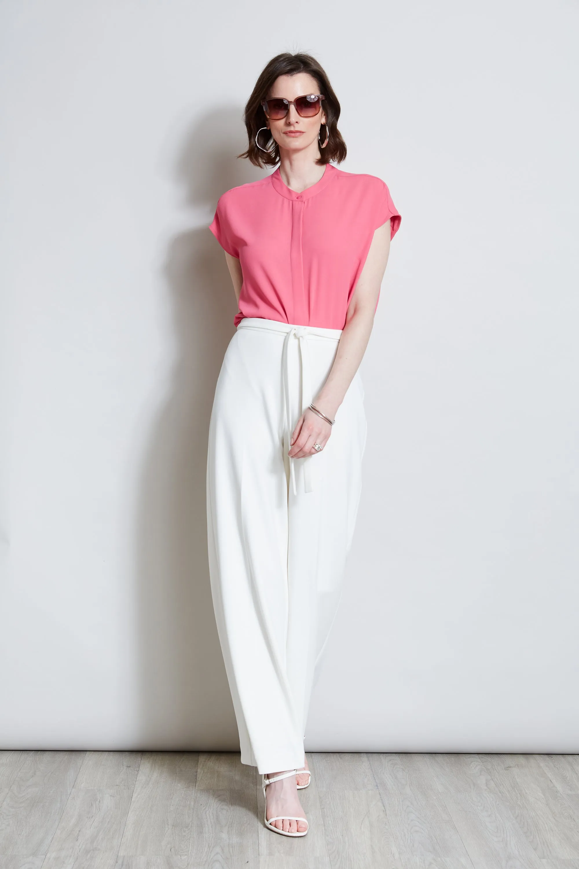 T-Tahari Wide Leg Tie Pant