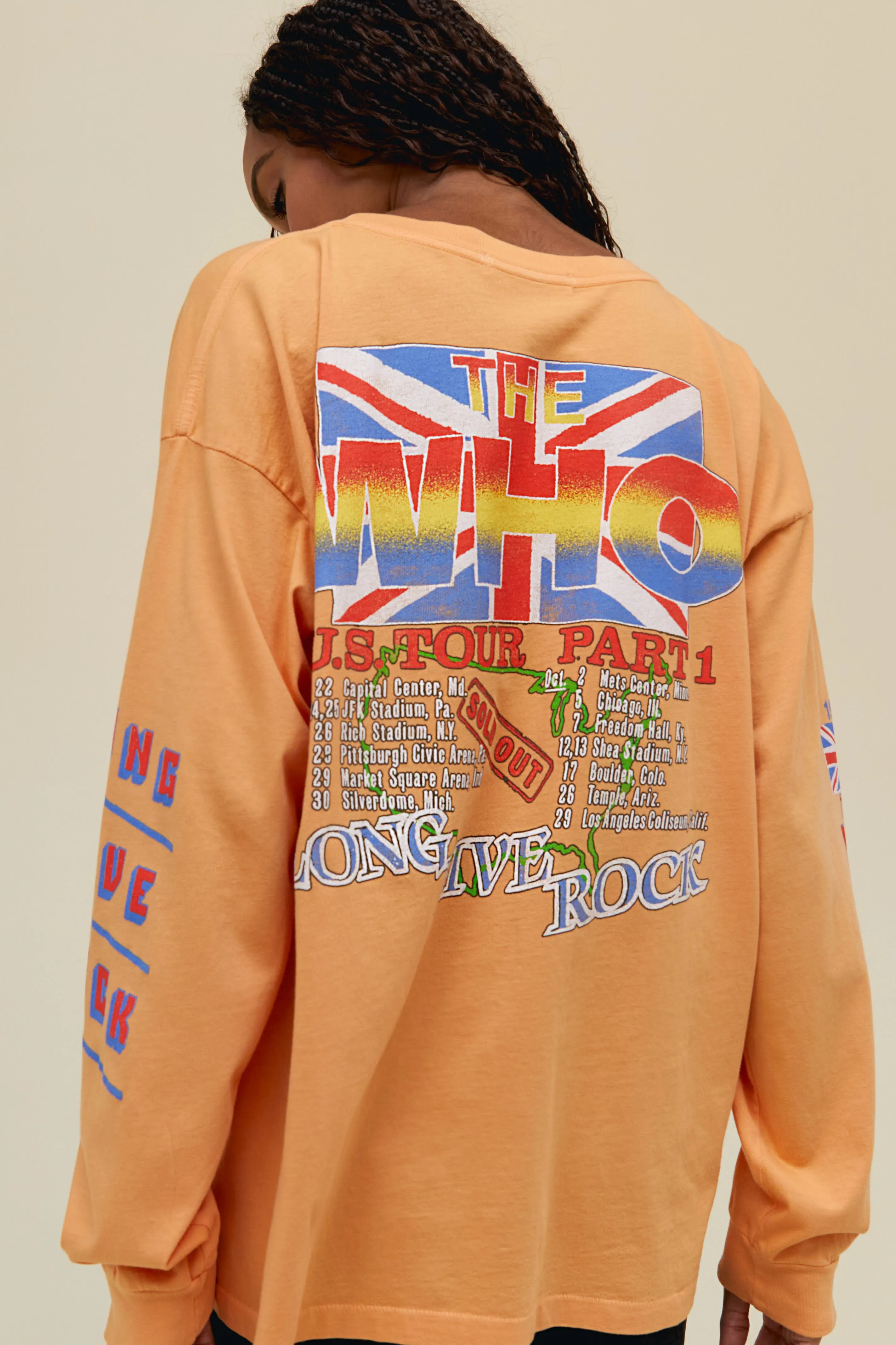 The Who First Farewell Tour Long Sleeve Merch