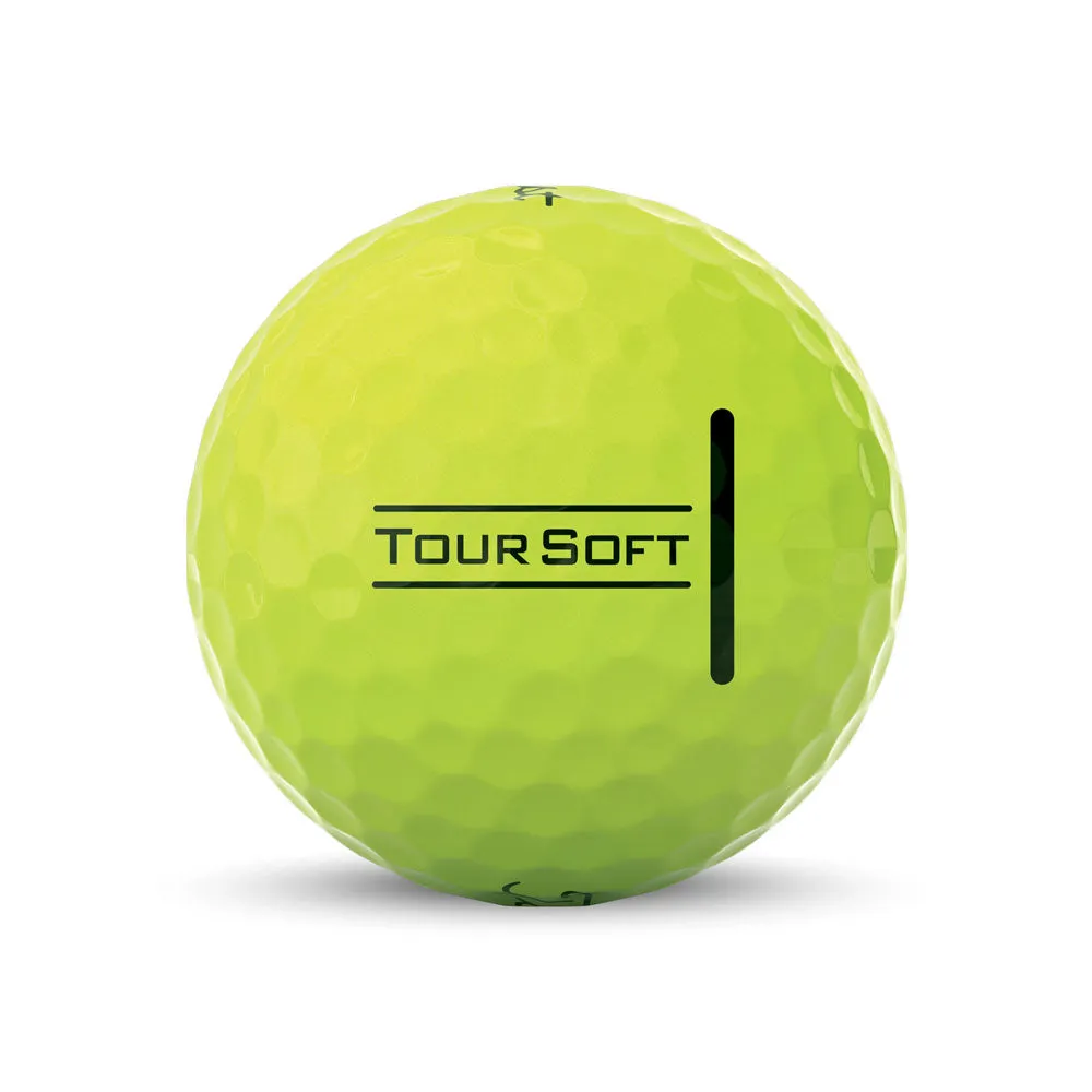 Titleist Tour Soft Yellow - Custom Text Imprint (Prior Generation)