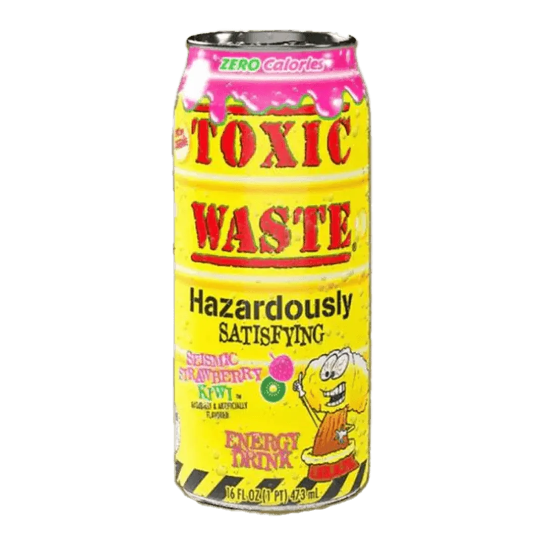 Toxic Waste Energy Drink Seismic Strawberry Kiwi