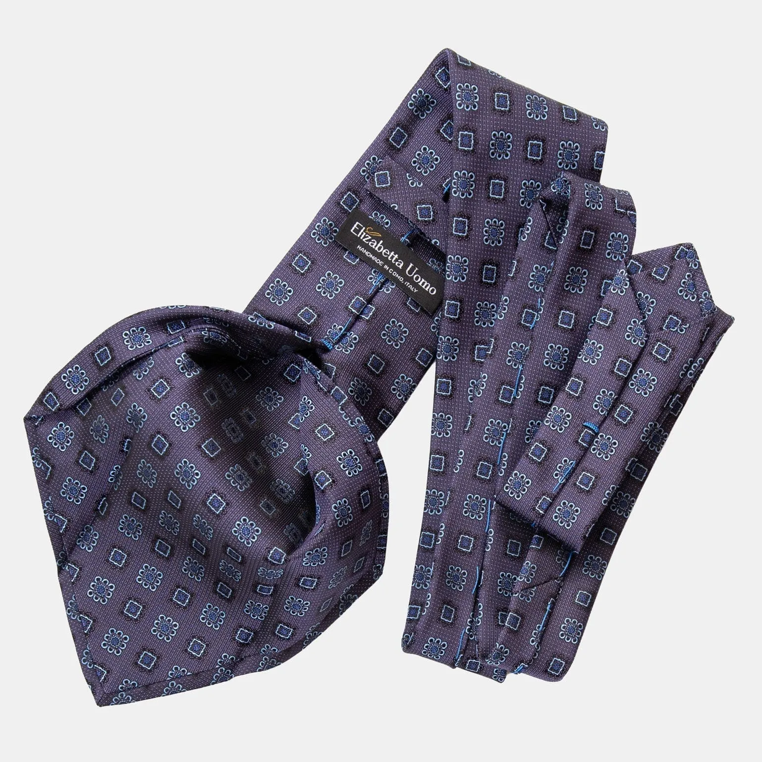 Trento - Silk Jacquard Tie - Plum