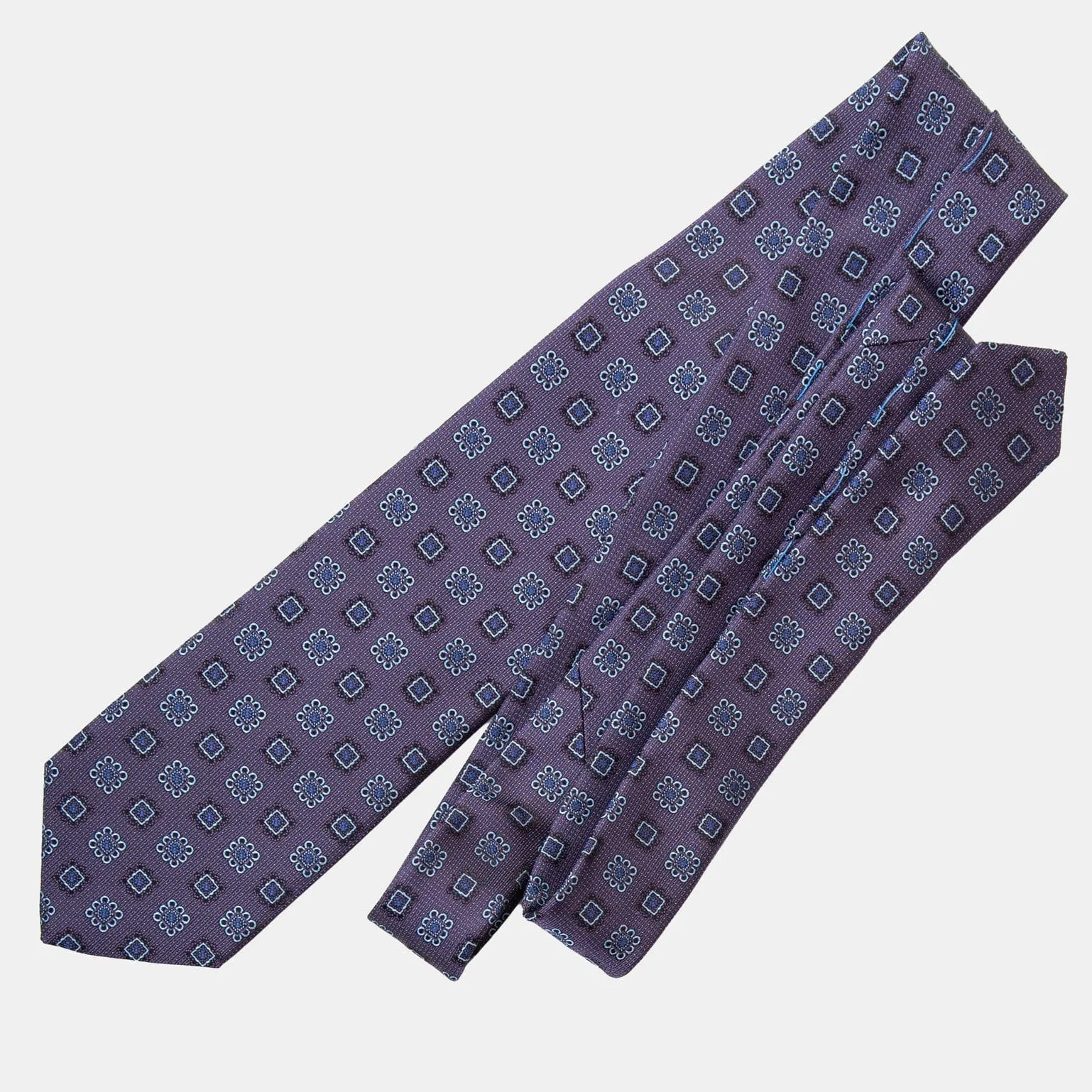 Trento - Silk Jacquard Tie - Plum