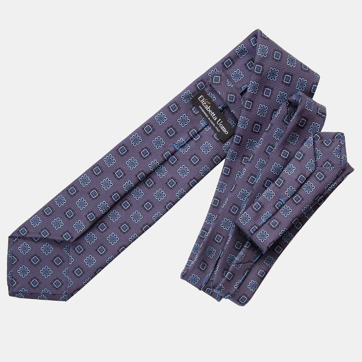 Trento - Silk Jacquard Tie - Plum