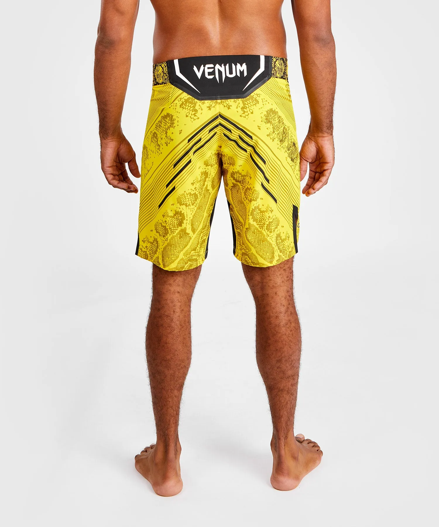 UFC Adrenaline by Venum Personalized Authentic Fight Night Men's Fight Short - Long Fit – Yellow