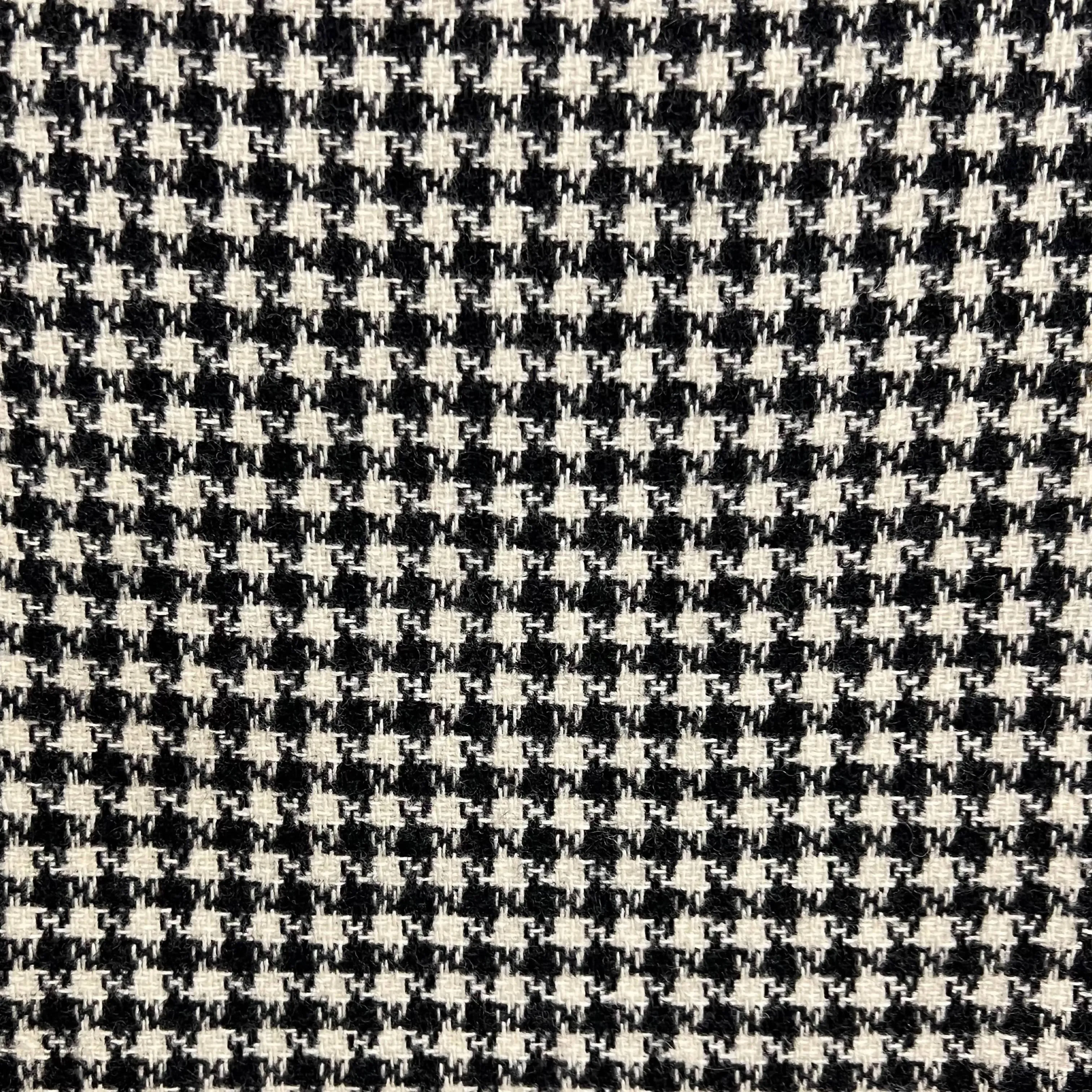 VALENTINO Vintage Black and White Houndstooth Print Dress | Size M