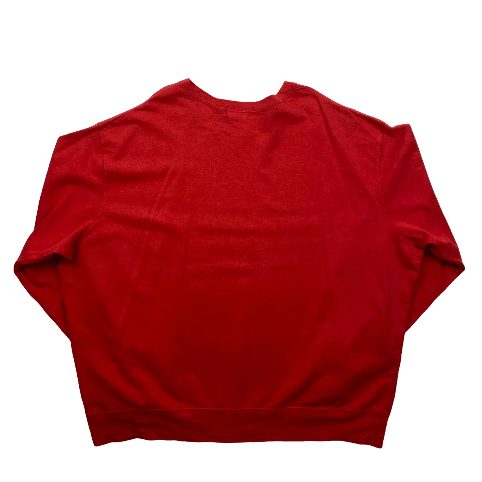 Vintage 90s Red Polo Ralph Lauren Sweatshirt - XXL