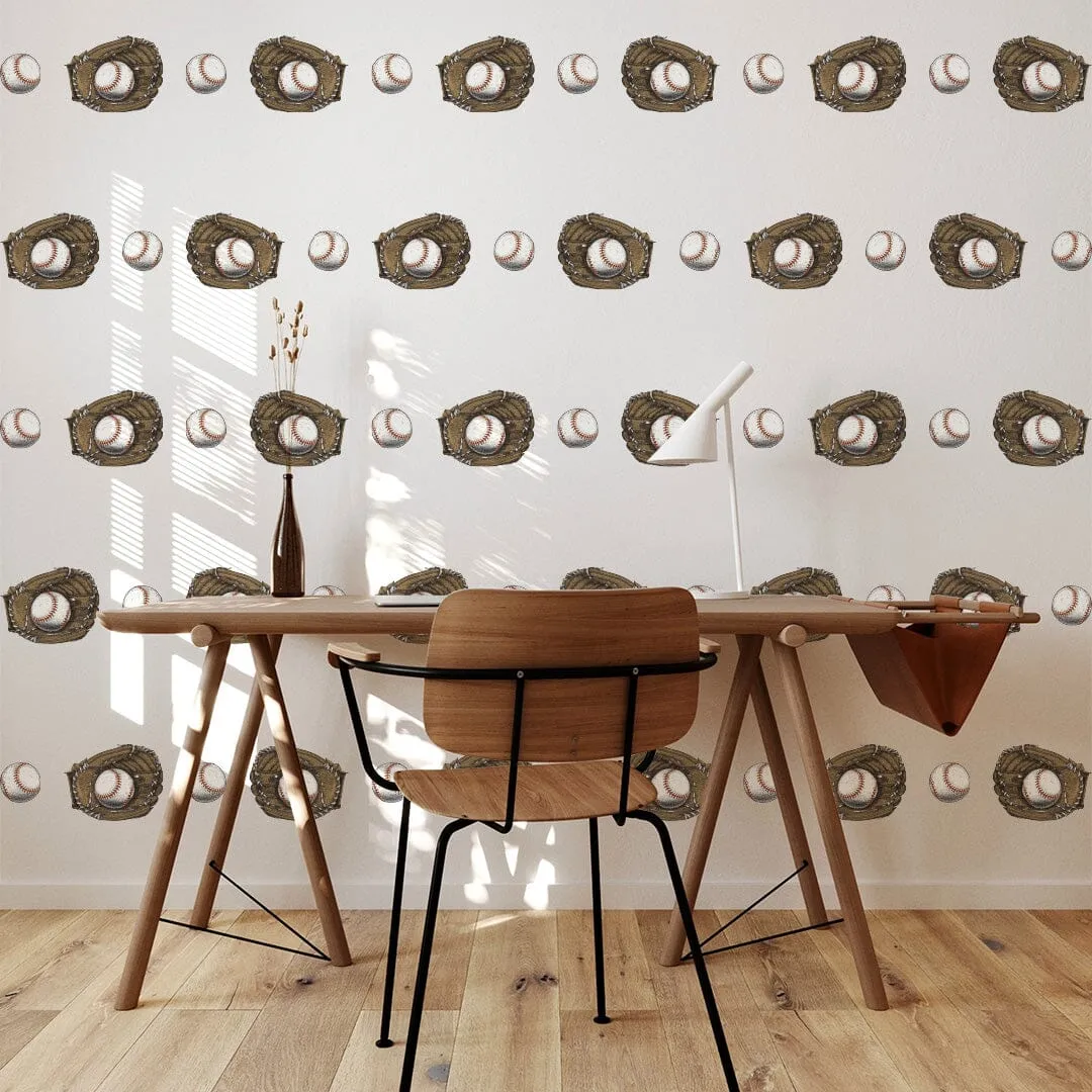 Vintage Baseball Wall Decals