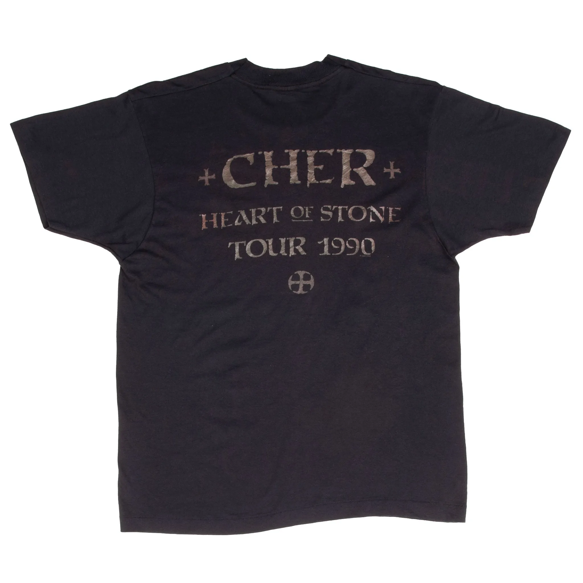 VINTAGE CHER HEART OF STONE TOUR 1990 TEE SHIRT SIZE MEDIUM