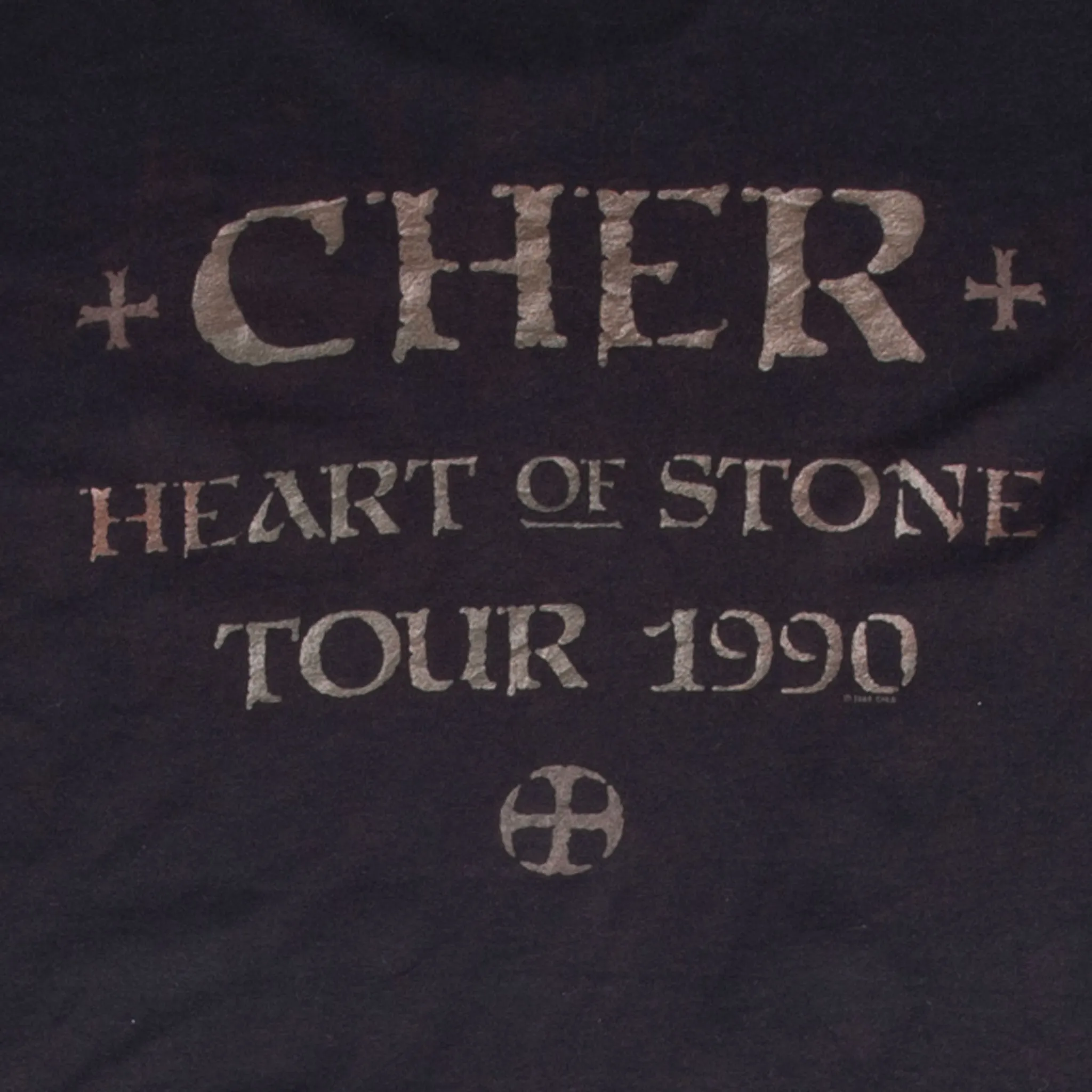 VINTAGE CHER HEART OF STONE TOUR 1990 TEE SHIRT SIZE MEDIUM