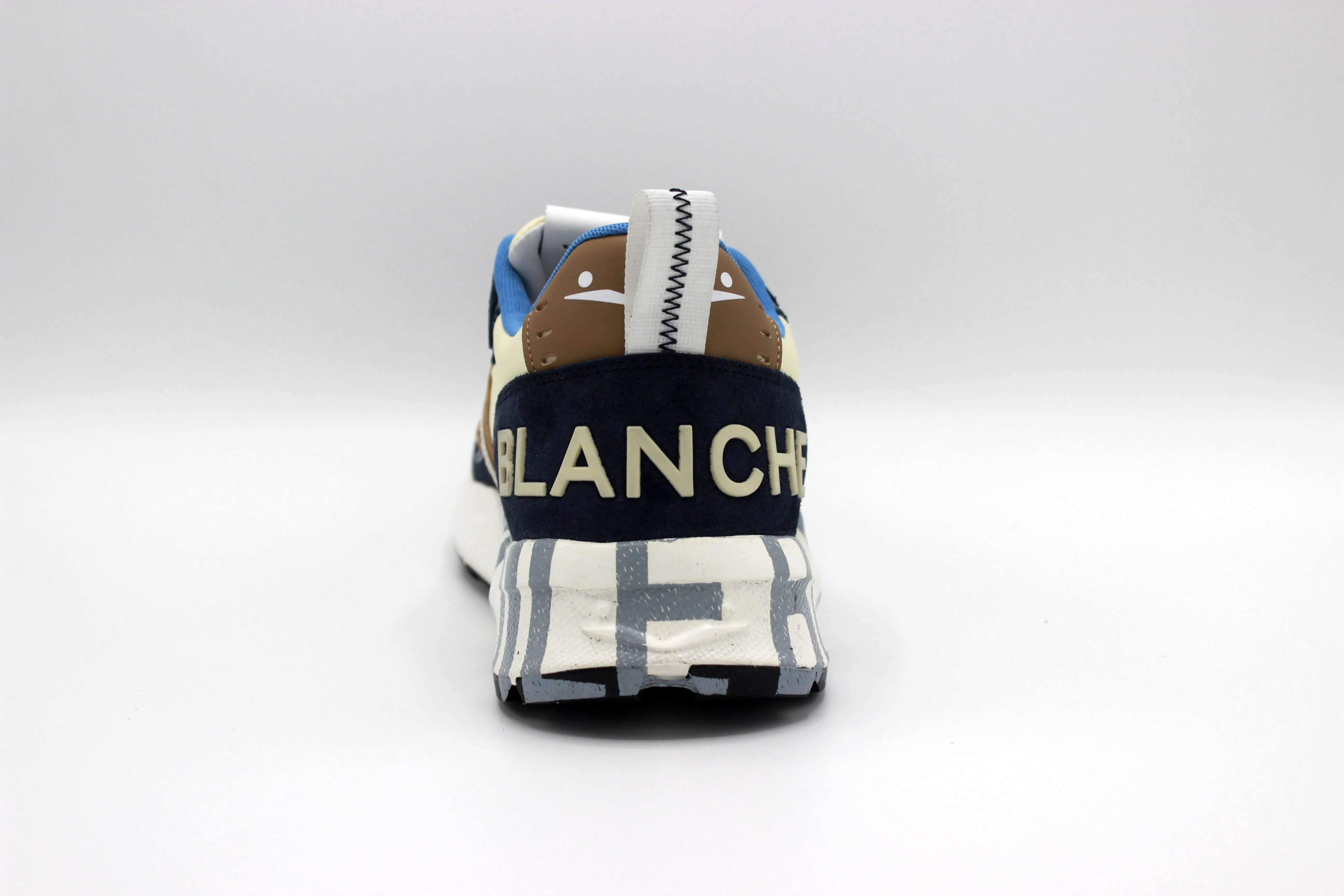 VOILE BLANCHE Club01 suede nylon navy denim white