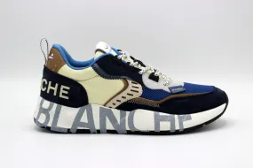 VOILE BLANCHE Club01 suede nylon navy denim white