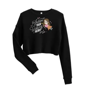 Wishing Heart Crop Sweatshirt