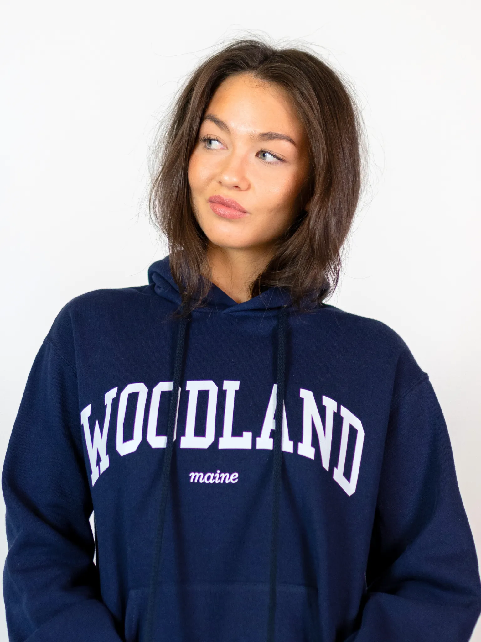 WOODLAND HOODIE - NAVY