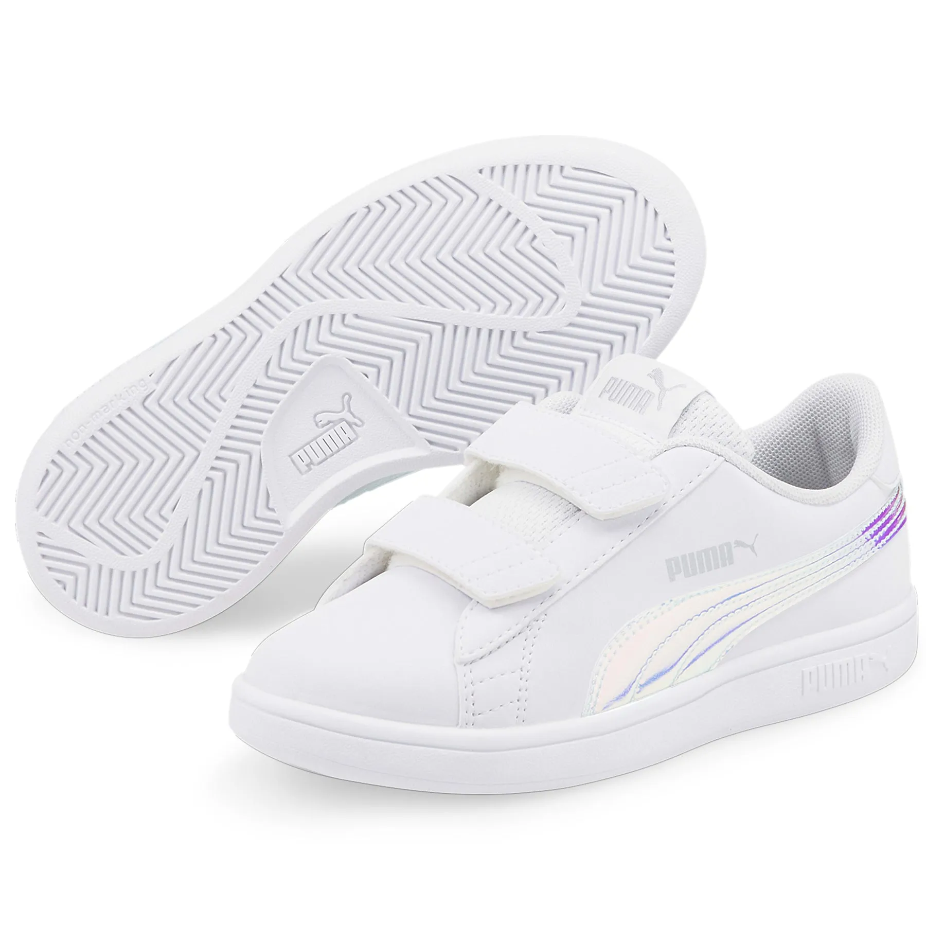 Zapatillas Puma Nias Urbanas Smash v2 Holo V PS | 385575-01