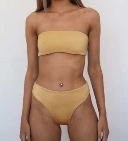 ZARA BIKINI // GOLD